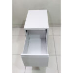 Classeur metalique 2 trs 81/2x11 DNK-A02 light grey - Image 3