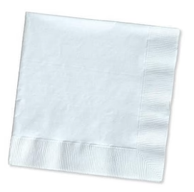 Cocktail napkin white 1 ply