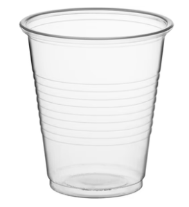 Pet clear cup 10 oz 78 mm